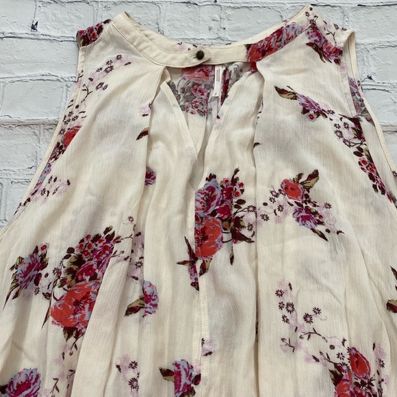 Free People Tree Swing Dress Washed Stone Combo - Picture 7 of 16